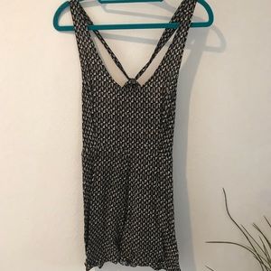 Aztec Romper with Strappy Back